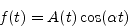 \begin{displaymath}
f(t) = A(t) \cos(\alpha t)
\end{displaymath}