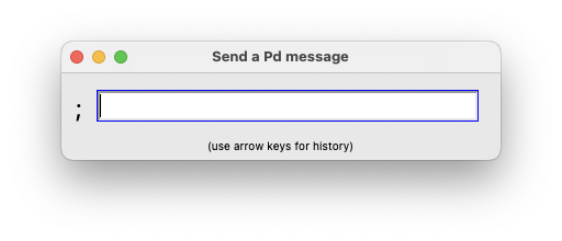 message dialog
