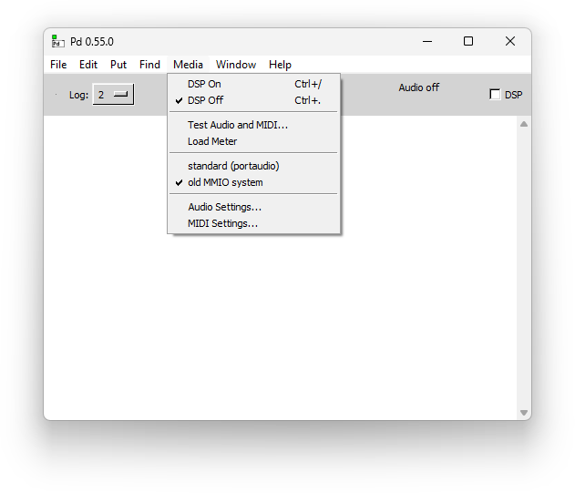 API choices in Windows