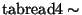$ \mathrm{tabread4}\sim $
