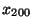 $x_{200}$