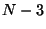 $N-3$