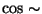 $\mathrm{cos}\sim$