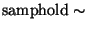 $\mathrm{samphold}\sim$