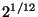 ${2 ^ {1/{12}}}$